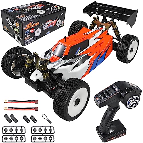Serpent 1/8 4wd Electric Buggy RTR, 4WD Off-Road Buggy | High Performance, Waterproof, Components, Competition Grade, Hobby Racing, Charger and Battery Excluded, SRX8-E - color: Orange&blue