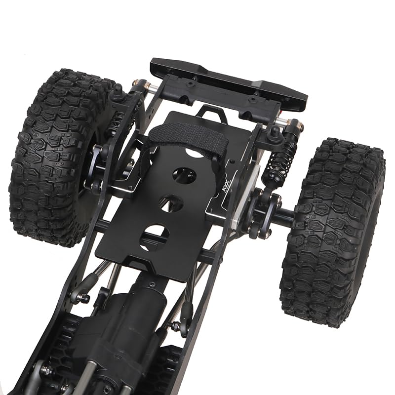 KYX Racing CNC Machined Aluminum Battery Tray Upgrades Parts Accessories for 1/10 RC Crawler Car Axial SCX10 PRO