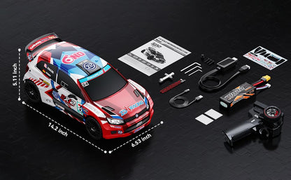 ZD Racing 1/12 Fast RC Cars for Adults, Max 50 MPH Brushless Drift Car with Gyro, 4WD RTR High Speed Rally, with 3S 2200 mAh Drifting RC Remote Control Car for Adult