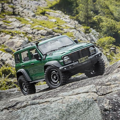 TOUCAN RC HOBBY 1/8 Tank300 Competitive Edition RC Crawler 4X4 4X2 Remote Control Off Road Car Metal Steering System 23KG Servo for Adult - color: Mgn