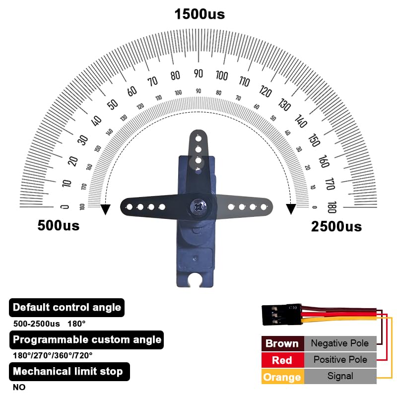 PTK 8482 MG-D 16g Metal Teeth Digital Servo Remote Control Model Airplane Car Steering Fixed Wing HS82MG (4pcs) - style: PTK 8482-4pcs