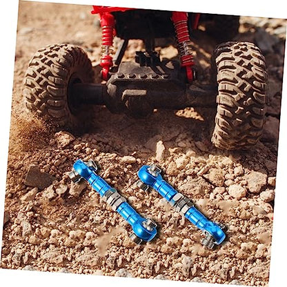 SOLUSTRE 2PCS Adjustable Steering Linkage Tie Rod for RC Car and Truck High Precision Linkage Steering Rods Sturdy Connection for Enhanced Control