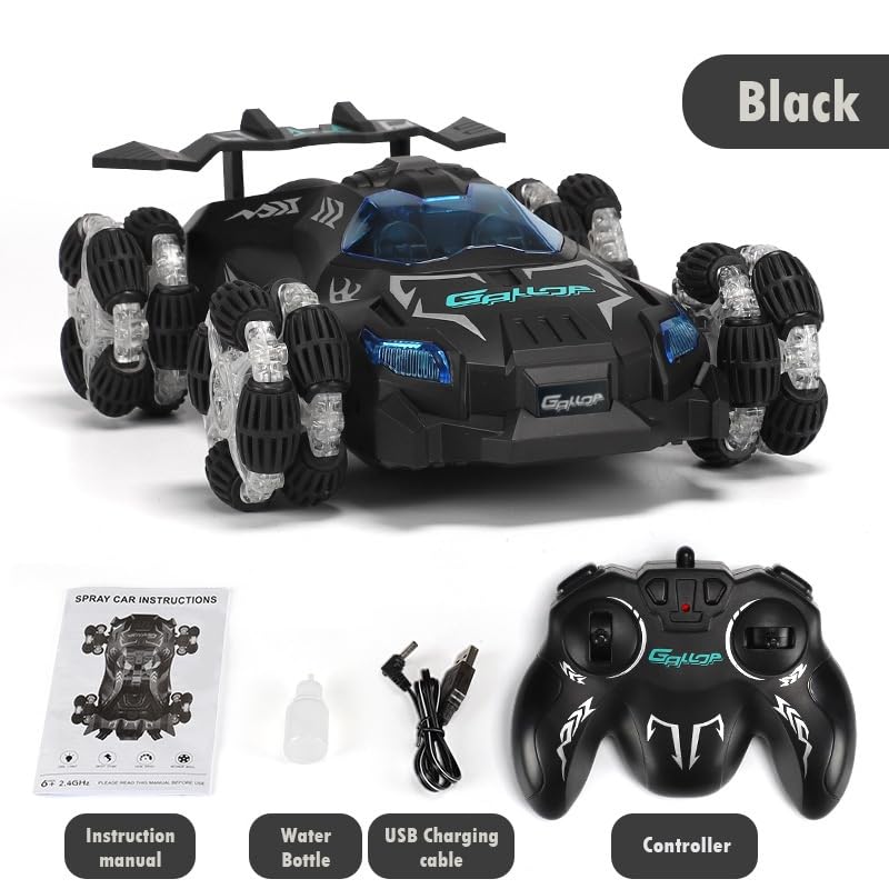 Lateral Drift Remote Control Car 4WD All-Terrain Climbing RC Vehicle, Self-Righting Design for Rough Ground, for Kids Ages 6+ (Single Remote Control)