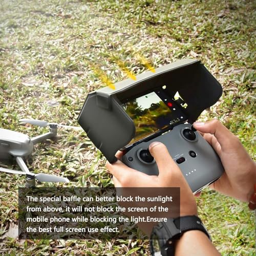 STARTRC Sun Hood for DJI RC-N3/N2, for DJI Mini 4K/NEO 2/X1 Accessories | Foldable Magnetic Sunshade for SKYROVER X1,for DJI Neo 2,Mini 4k,Lito 1 Controller, for 4.4-7.1" Smartphone Screen