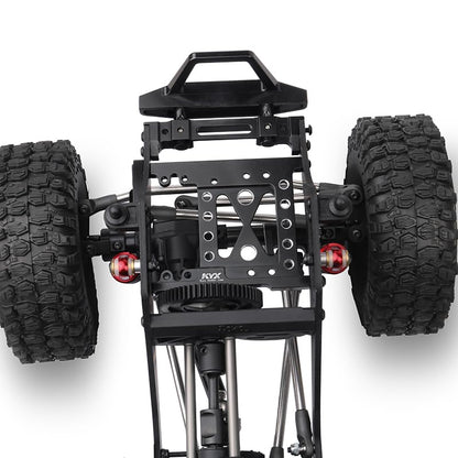 KYX Racing Aluminum Cross Member Bracket Fixed Seat Chassis Brace Upgrades Parts Accessories for 1/10 RC Crawler Car Axial SCX10 PRO