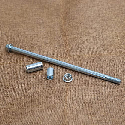 Mokuo 10mm 260mm Front Rear Axle with Bushing 6mm 20mm 32mm Fit for Motorcycle Pit Dirt Bike Moped Scooter QUAD ATV Mini Bike Parts - size: 10-260