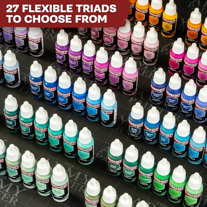 The Army Painter, Warpaints Flexible Triad Plus+: Ochres & Tans 7x18ml | Colori acrilici hobby di qualità miniatura, per Dungeons and Dragons (DnD) e Warhammer - color: Ochres & Tans