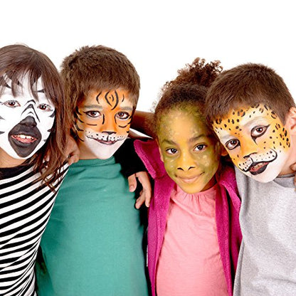 Custom Body Art 1-oz 8 Color Primary AirbrushWater Base Face-Body Paint Set - color: 8 Color Kit