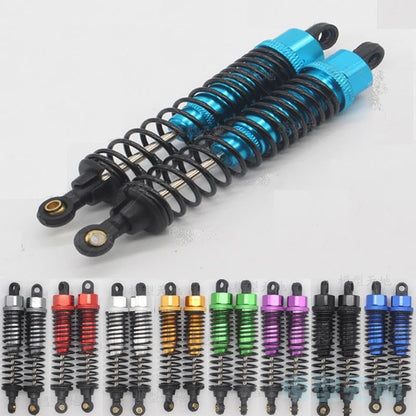 4Pack 1/10 RC Truck Car Adjustable Shock Absorber Damper 108004 Upgrade Parts 108mm Oil 108mm Oil Adjustable Alloy Aluminum Shock For 1:10 HSP 94188 94108 94111 Redcat Volcano (Purple) - color: Purple
