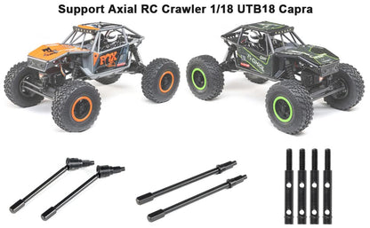 UTB18 RC Front & Rear Drive Shaft CVD Axle for Axial RC Crawler 1/18 UTB18 Capra Unlimited Trail Buggy RTR Upgrade Part (8pcs Drive Axles) - color: 8pcs Drive Axles
