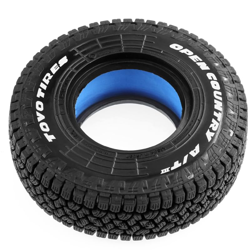 1.9 inch RC Crawler Double Lined Tires OD:105mm,EVA+Foam liner For 1/10 RC Crawler car e.g. TRX-4 D90 BALOCH KO3 TF2 VS4-10 Tamiya CC01 Enduro 90047 SCX10III Gen8 W229/4 Pcs