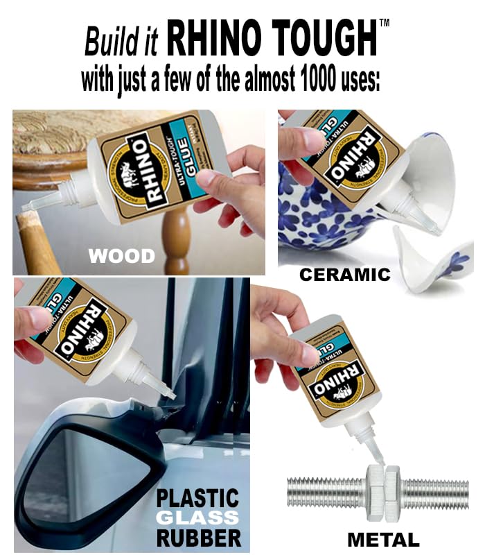 Rhino Glue, Heavy Duty 40 Gram Clear