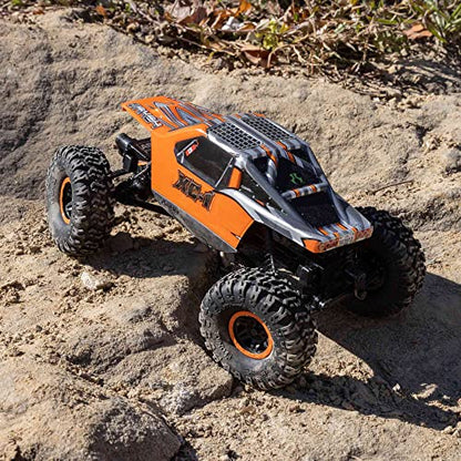 Axial RC Truck 1/24 AX24 XC-1 4WS Crawler Brushed RTR (Includes Everything Needed No Other purchases Required), Orange, AXI00003T2 - color: Orange