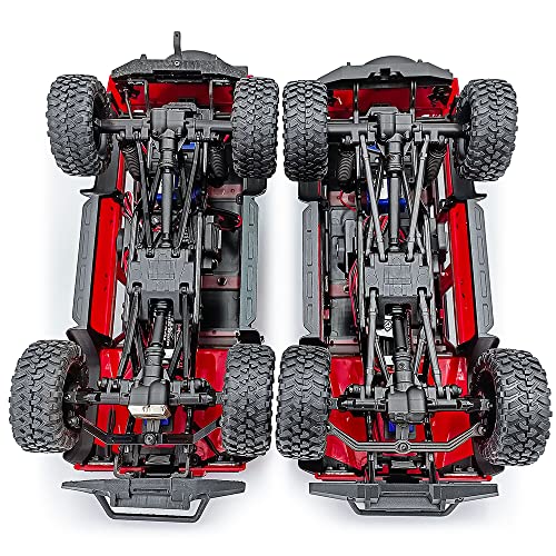 Metal Linkage High Clearan Steering Link Set, Black | For 1/18 TRX4-M Bronco Defender, RC Crawler Car - color: Black