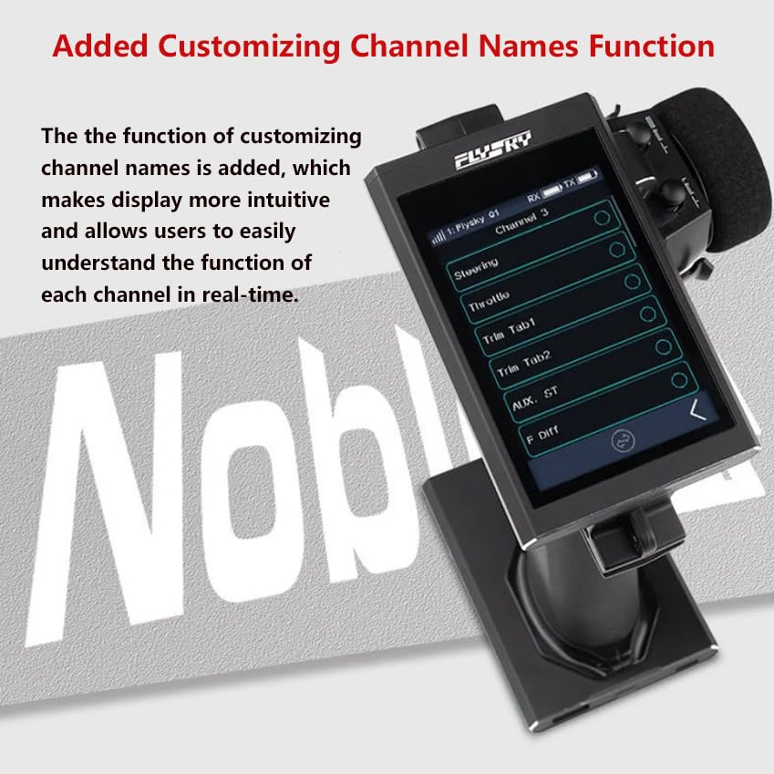 GoolRC Flysky Noble NB4+ 2.4GHz 8CH Radio Transmitter with FGr4S V2 Receiver for RC Car Boat
