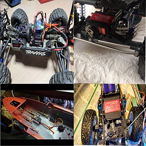 ZOSKAY Servo High Torque Metal Gear Standard Digital Servo 25KG/0.13S 6.8V for 1/8 1/10 RC Cars (20kg Control Angle 270)