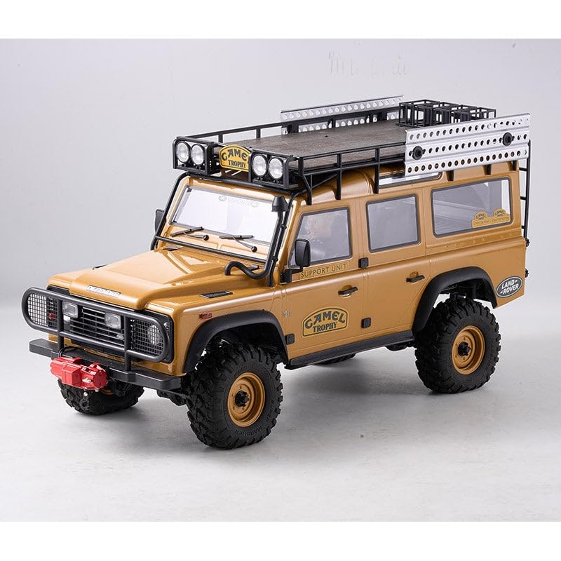 FMS Metal Electric Winch Single Electric Power Winch DIY Modification for 1/10 RC Crawler Car (Red) - Includes Remote Controller and Receiver - style: Electric Winch