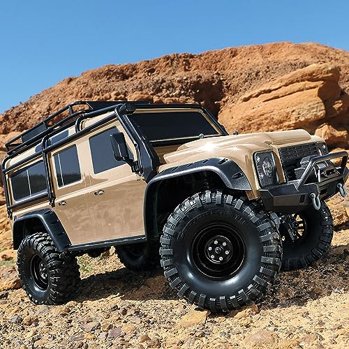 GLOBACT 1.9 Beadlock Wheels for 1/10 TRX4 TRX6 SCX10 I II III Pro Redcat, B | 1/10 RC Wheel Hub, 1/10 RC Crawler Car Upgrade Accessories - color: Black