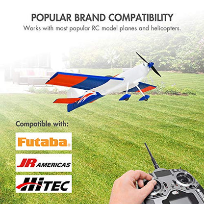 Tenergy 4.8V 2000mAh Capacity NiMH Battery Pack with Hitec Connectors, Futaba, Square Rechargeable Battery for RC Receivers, Airplanes, and More