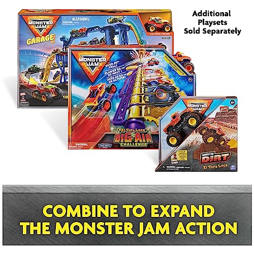 Monster Jam Garage Playset and Storage with Exclusive Grave Digger Monster Truck, Lights & Sounds, Kids Toys for Boys and Girls Ages 4 and Up - style: Garage Playset