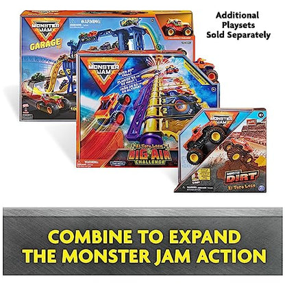 Monster Jam Garage Playset and Storage, Monster Truck Toy 1:64 Scale | Over 4' Wide with Lights & Sounds, Holds 20 Trucks, Exclusive Grave Digger Toy Truck, Pretend Play Gifts for Kids Ages 4+ - style: Garage Playset