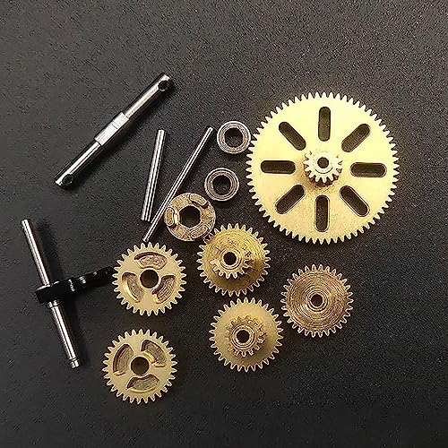 RC Climbing Car Metal Transmission Center Gearbox Transmission Case with Gear for FMS 1/24 FCX24 RC Crawler Upgrade Parts Accessories(Gray) - color: Gray Gearbox + Gear