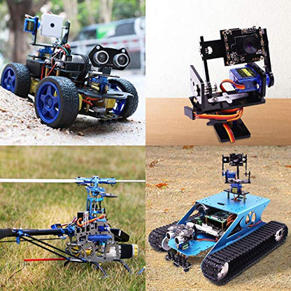 Sg90 9g Micro Servo Motor for Arduino RC Car Robot Boat Plane 5Pcs | Mini, Small, 9 Gram, Metal Gear, Digital, 180 Degree, Steering Servos for Rc Airplane Helicopter Robotic Arm Diy