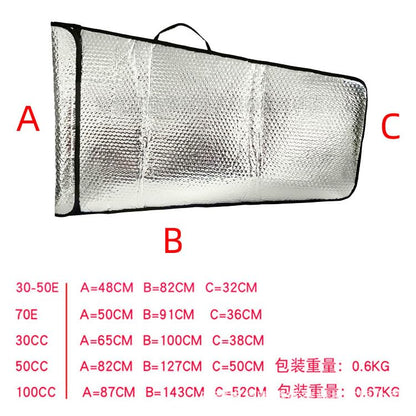 Bubble Protection Wings Bag for for 30-50E/70E /30CC/ 50CC /100CC RC Fixed-Wing Airplane, Can Accommodate 2 Wings &1 Carbon Tube (30E-50E) - color: 30e-50e