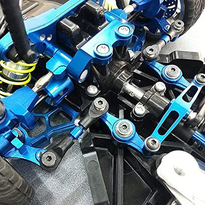 3X Adjustable Aluminum Steering Link Tie Rods for Tamiya TT-02 TT02T 1/10 RC Car