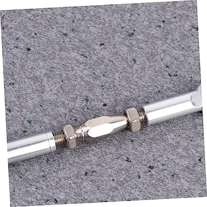 Toddmomy 6pcs Short Tie Rod Upgrade Made of CNC Machined for Rc Car Accessories - color: Silver