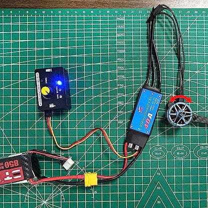 ZMR 40A Bidirectional Brushless 2-6S UBEC 3A 5V ESC for Remote Control Car Pneumatic Underwater Propeller