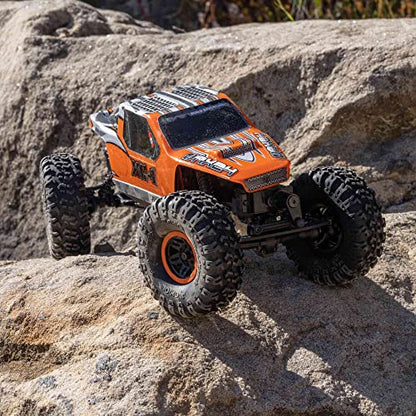 Axial RC Truck 1/24 AX24 XC-1 4WS Crawler Brushed RTR (Includes Everything Needed No Other purchases Required), Orange, AXI00003T2 - color: Orange