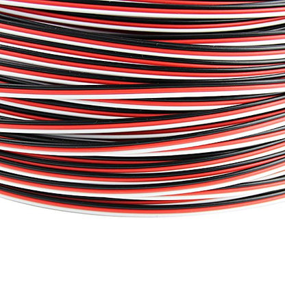 50 feet 22AWG Servo Cable 3p Line for Futaba JR RC Servo Hobby Model Aircraft Model Wiring 60 corex0.08mm