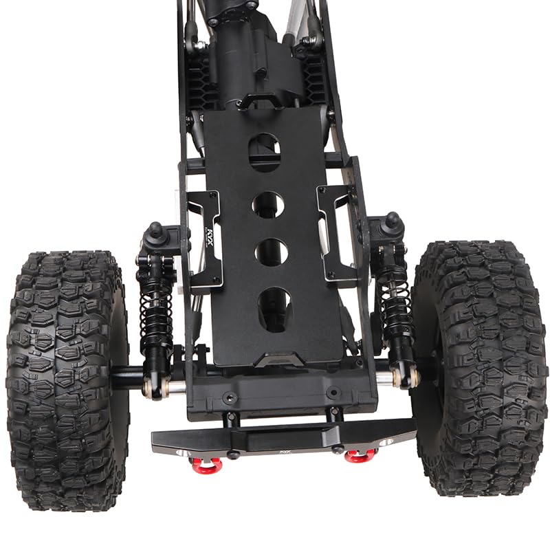 KYX Racing CNC Machined Aluminum Battery Tray Upgrades Parts Accessories for 1/10 RC Crawler Car Axial SCX10 PRO