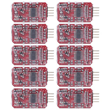 Lithium Battery Low Voltage Alarm, 5 Pcs PCB Lipo Battery Voltage Monitor Checker Testers Sound Light Warning Real Time Detection Battery Voltage Buzzer Alarm for 2S 3S