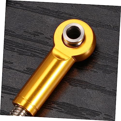 Kisangel 6pcs Rc Car Rod Linkage Kit Turnbuckle Rods CNC Machined for Link Truck Parts - color: Yellow