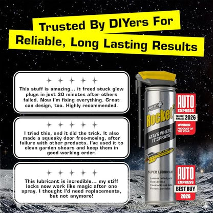 Multi-Purpose Lubricant Spray, 15.2 Fl Oz | Penetrating Oil, Anti-Corrosion Spray, Water-Resistant Protective Coating, For Rusted Bolts, Tools, Bikes & Garden Equipment - size: 15 fl oz (Pack of 1)