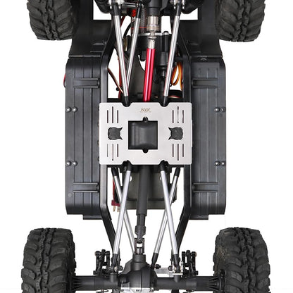 KYX Racing Stainless Steel Skid Plate Guard Chassis Guard for 1/10 Rc Crawler Redcat Gen8 Scout II