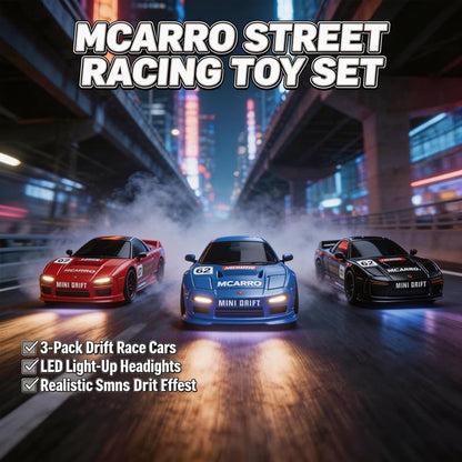 MC062 1/64 Scale Mini RC Drift Car, 60 Mins Playtime 2.4GHz Remote Control Car with 2-Speed Modes & LED Lights, Micro 4WD RC Stunt Race Car, (Red) - color: Red