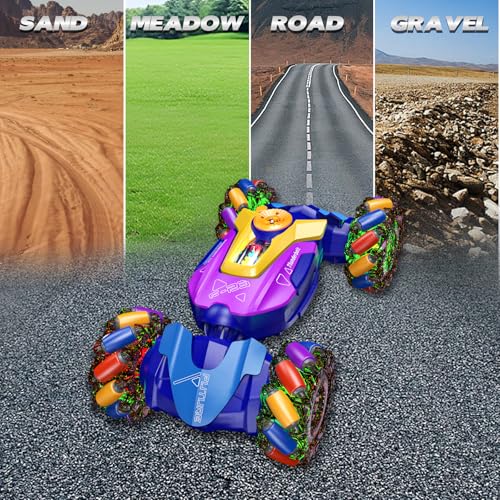 3 Pack Gesture Sensing Remote Control Car Toys for Ages 5-7-13,with Lights Music Spray,4WD 360° Spins All Terrains Kids Toys RC Cars,3-6 Year Old Boy Birthday Gift & 3-12 Best Gift for Kids