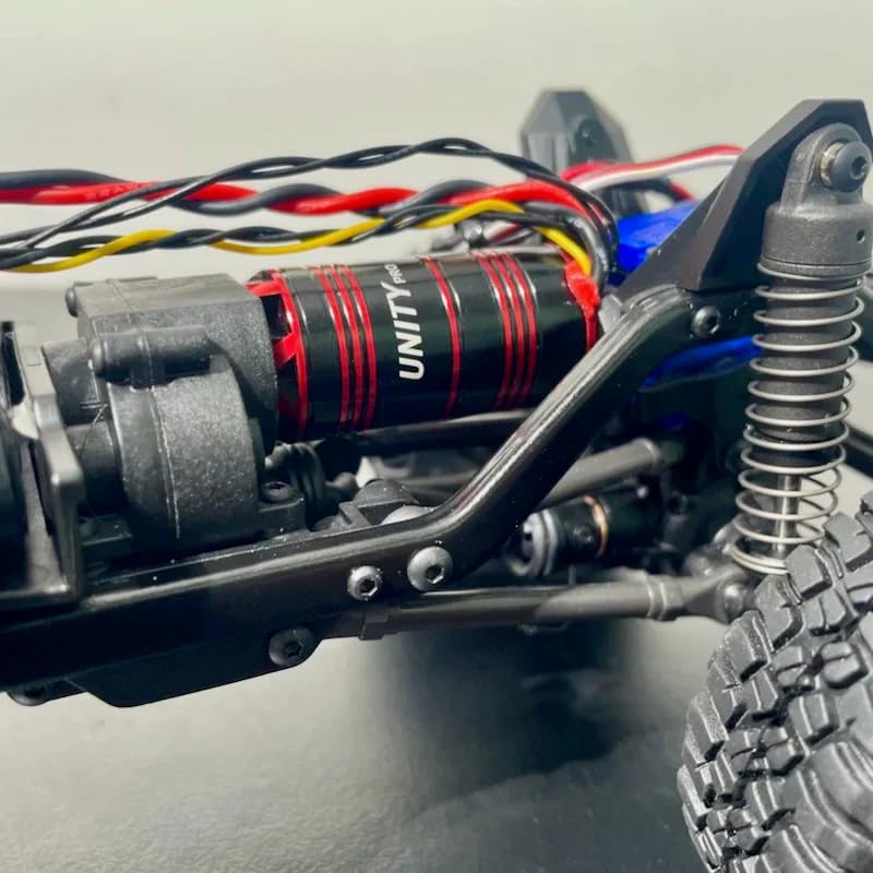FURITEK Unity PRO 3500kv 2-in-1 Micro FOC Brushless System Included Inrunnner Motor with Integrated ESC for 1/18 RC Crawler, RC Car TRX4M Remote Control Car 1/24 1/18 Scale Upgrade Electronics