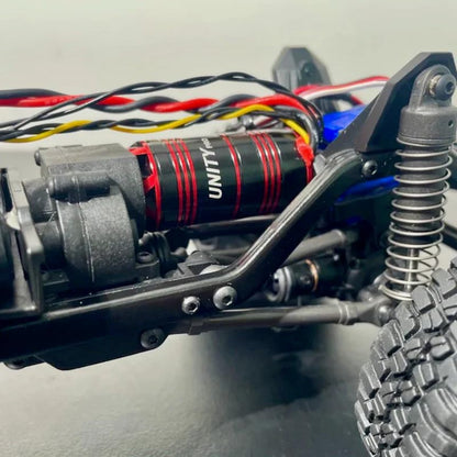 FURITEK Unity PRO 3500kv 2-in-1 Micro FOC Brushless System Included Inrunnner Motor with Integrated ESC for 1/18 RC Crawler, RC Car TRX4M Remote Control Car 1/24 1/18 Scale Upgrade Electronics
