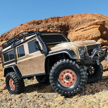 GLOBACT 1.9 Beadlock Wheel for 1/10 TRX4 TRX6 SCX10 I II III Pro Redcat, RG | 1/10 RC Wheel Hub, 1/10 RC Crawler Car Upgrade Accessories - color: Rose Gold