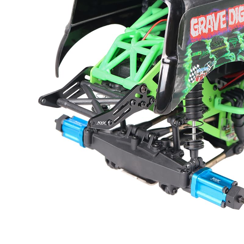 KYX Racing Aluminum Wheelie Bar Mount Upgrades Parts Accessories for 1/18 RC Car LOSI Mini LMT 4X4 Monster Truck