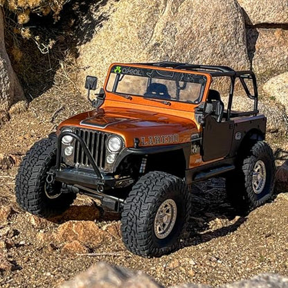 Axial 1/10 SCX10 III Jeep CJ-7 4X4 RTR Brushed RC Rock Crawler, Copper | Battery and Charger Not Included, RC Truck, AXI03008V2T2 - color: Copper