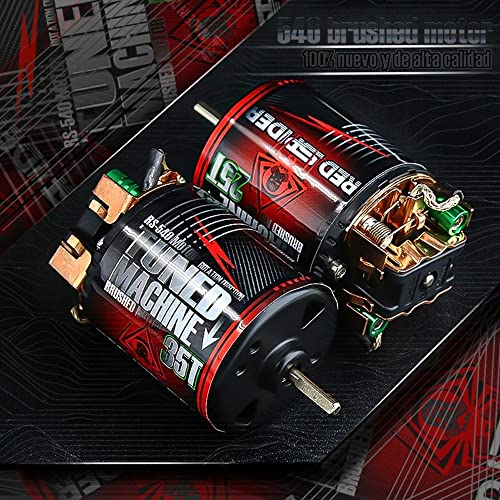 RC Car Motor Waterproof 540 Brushed Motor 15T 25T 35T 45T 55T 80T for 1/10 RC Crawler Car Axial SCX10 Scx24 Traxxas TRX4 AXI03007 90046 D90 Redcat Gen8 RC Monster Short Truck Car Boat (55T) - style: 55T