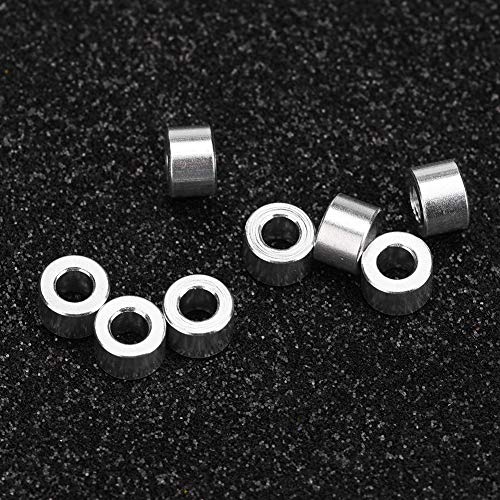 Cosiki Spacers, Spacer, 8pcs/Set RC Spacer Axial SCX10 RC Car Aluminium Alloy Washer Soild RC Shock Damper Spacer for RC Crawler, RC Truck, RC Car