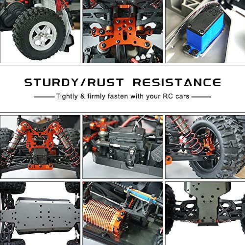 GLOBACT 531PCS RC Screw Kit RC Repair Tool for 1/8 1/10 1/12 1/16 RC Car | Fits Axial Redcat HPI Arrma Losi RC4WD