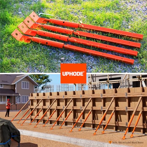 Heavy Duty Concrete Turnbuckle Form Aligner(Length: 33.2"-40")-Adjustable Wall Concrete Brace Premium Steel 2Pack