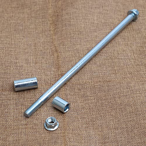 Mokuo 10mm 260mm Front Rear Axle with Bushing 6mm 20mm 32mm Fit for Motorcycle Pit Dirt Bike Moped Scooter QUAD ATV Mini Bike Parts - size: 10-260